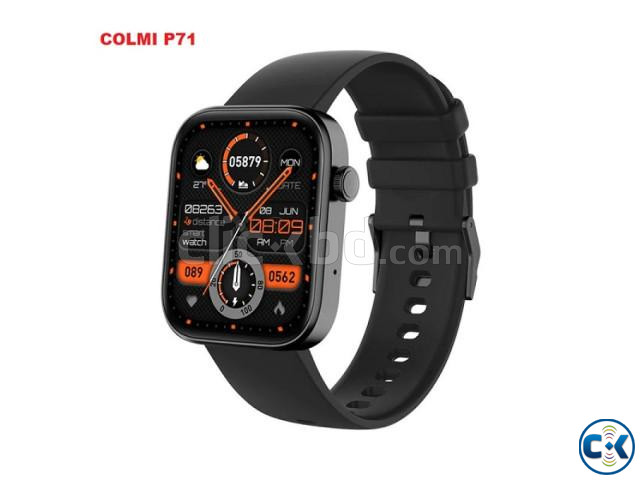 Colmi P71 Smart Watch Voice Call 1.9 inch Waterproof Black large image 1