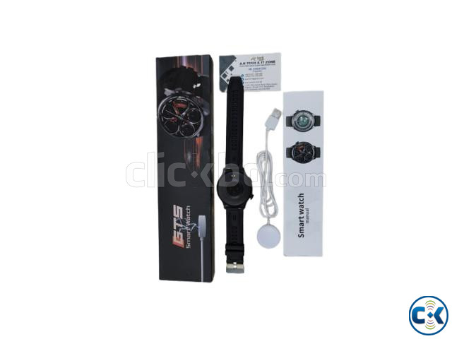 GTS Smartwatch Waterproof Calling Option - Black large image 1