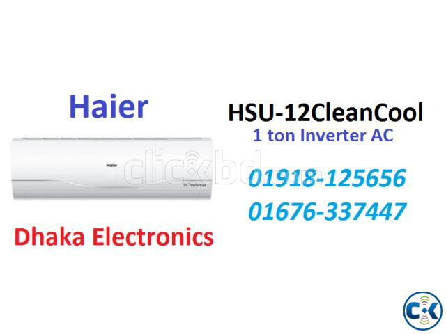 1 Ton Haier HSU-12CleanCool INVERTER SPLIT AC large image 0