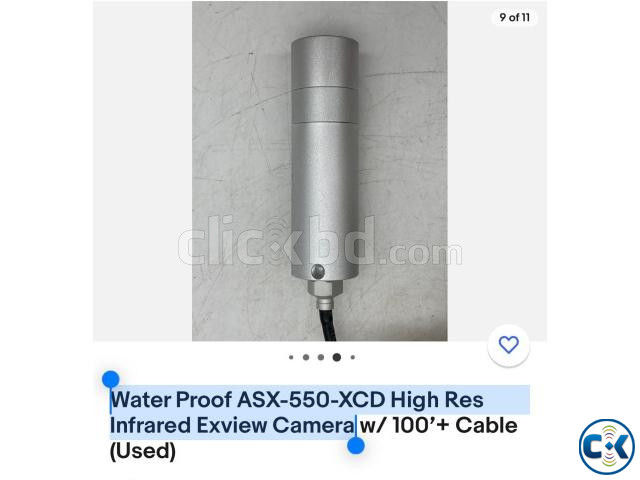 Water Proof ASX-550-XCD High Res Infrared Exview Camera. large image 2