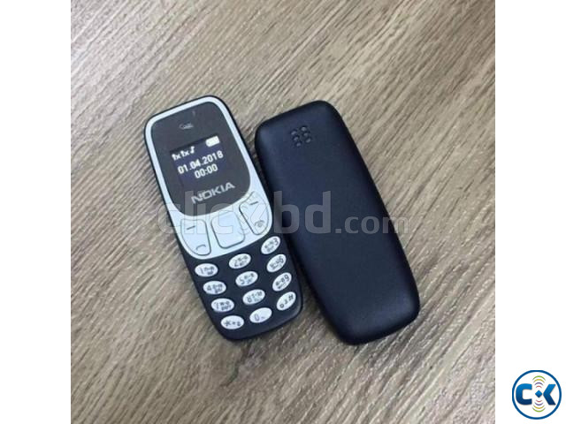 BM10 Mini Mobile Phone Dual Sim Option - Black large image 3