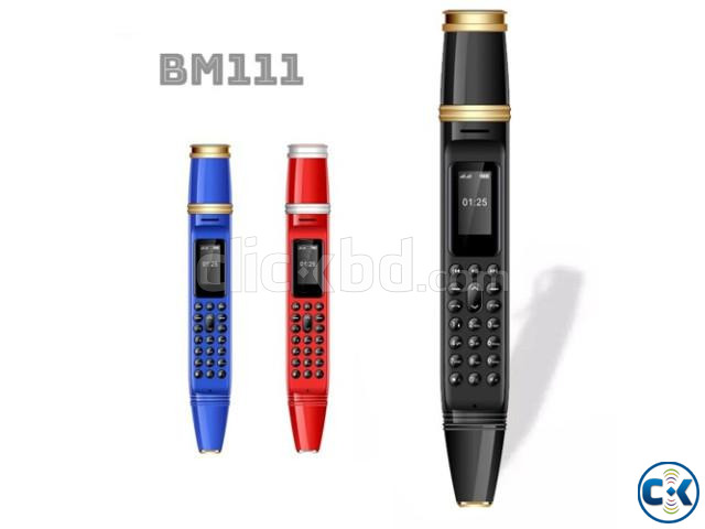 BM111 Pen Mobile Phone With Fan large image 1