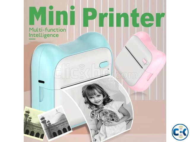 A31 Mini Bluetooth Photo Printer instant printing For IPhone large image 1