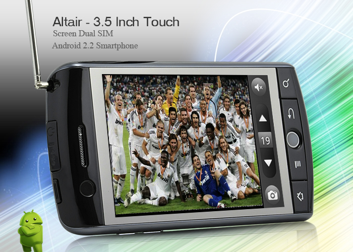 High Quality Dual SIM Android 2.2 large image 1