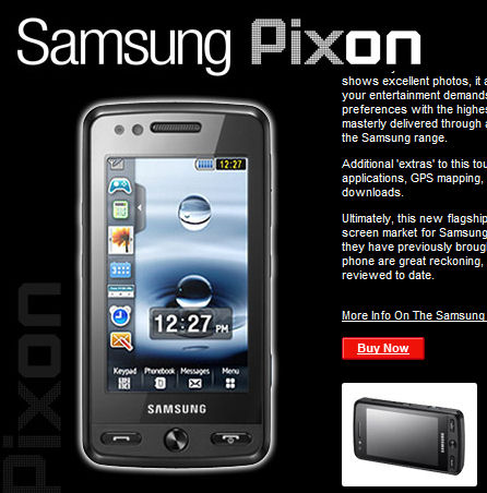 Samsung M8800 Pixon BRAND NEW Warranty NSR  large image 3