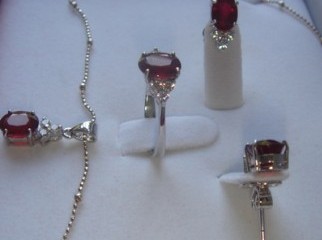 Original Ruby Stone Jewelry