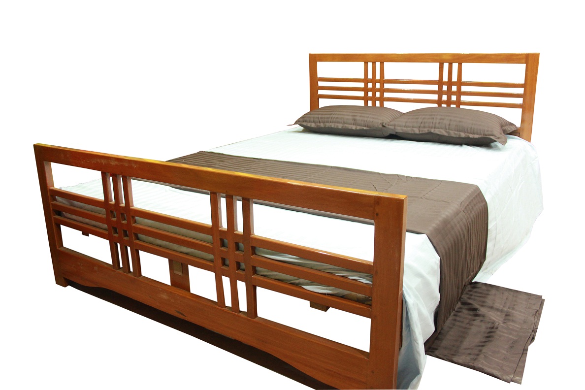 100 Solid Wooden Bed large image 0