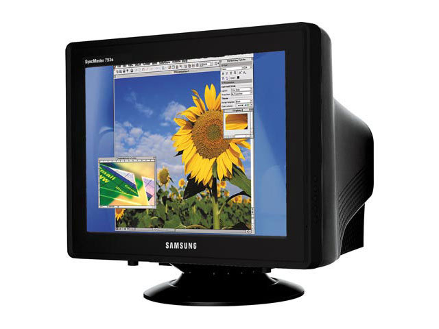 SAMSUNG 17 crt monitor large image 0