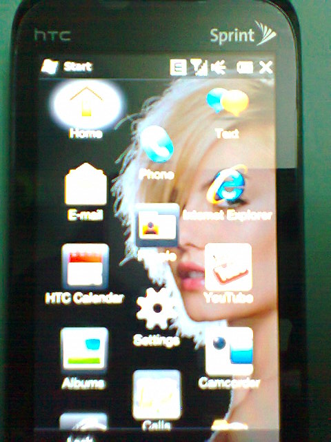 Almost brand new htc touch pro 2 Sprint  large image 1