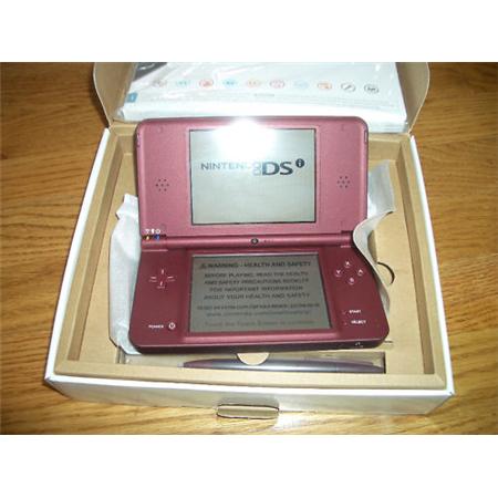 Nintendo DSi XL Burgundy Console large image 0
