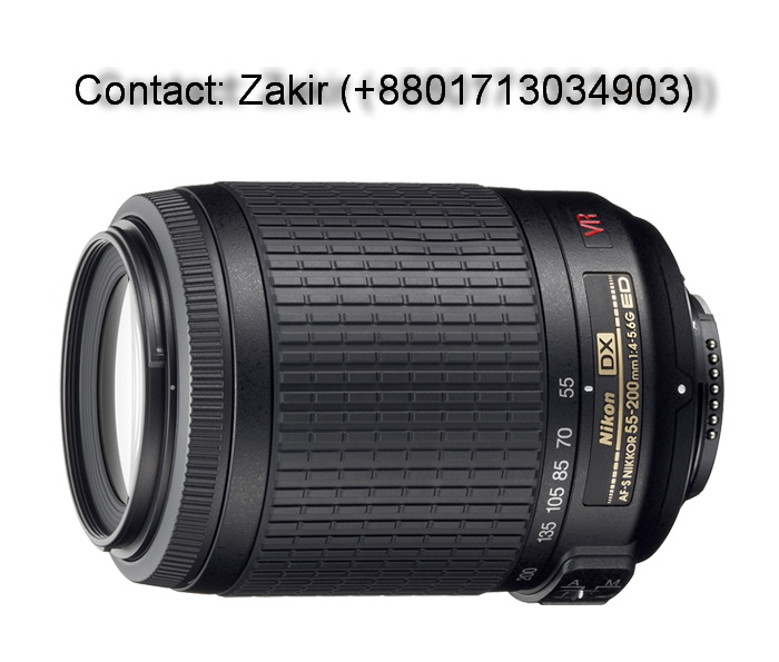 Nikon D5000 18-55mm kit 55-200mm f 4-5.6G IF-ED lens large image 0