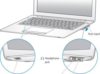 MacBook Air with MacBook Air SuperDrive