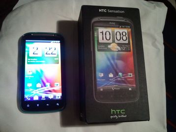 brand New Condition 1 hour Use Htc Sensation Z710e WITH BOX large image 0
