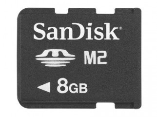 8GB Sandisk M2 Memory card