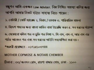 Law Adviser and Services