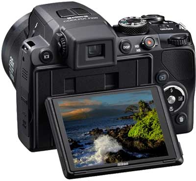 Nikon P100 26x Optical Zoom 10.3 MP CMOS Semi DSLR with box large image 0