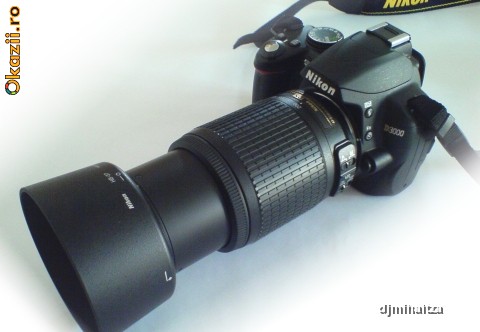 Nikon D3000 Nikkor 55-200 lens large image 0