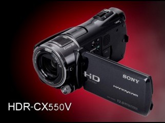 SONY HD Handycam CX 550ve 64GB internal memory