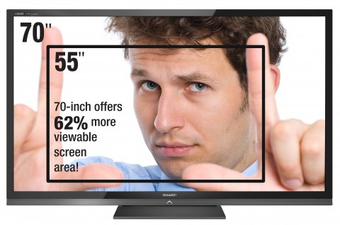 SHARP 70 FULL HD LED TV Ultra Slim-2012 Model  large image 0