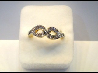 Finger Ring-124 American Diamond 