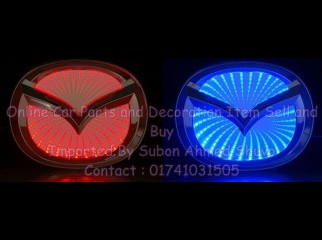 3D LED Car Decal Logo Light Badge Lamp Emblem for Mazda