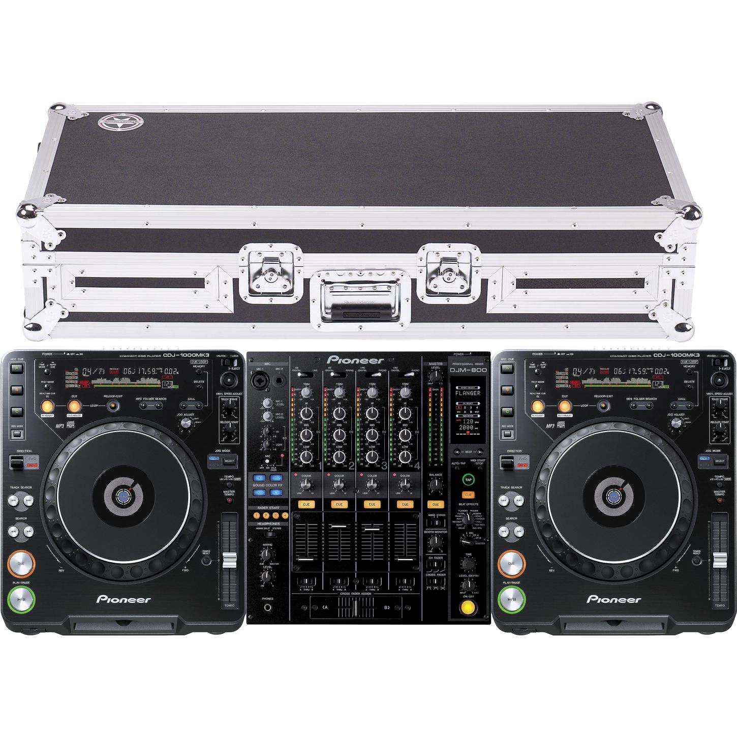2x Pioneer 1000MK3 1x Pioneer 800 Mixer Only On 2 20 000  large image 0
