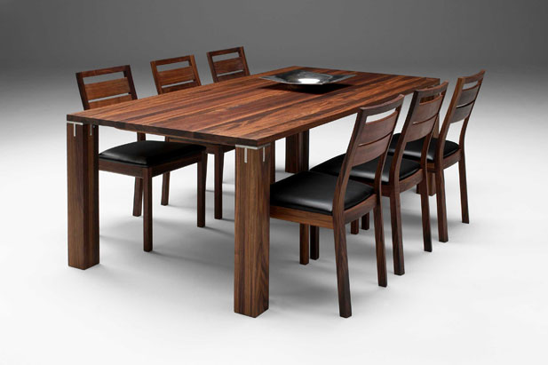 Modern Dining Room Table and Wood