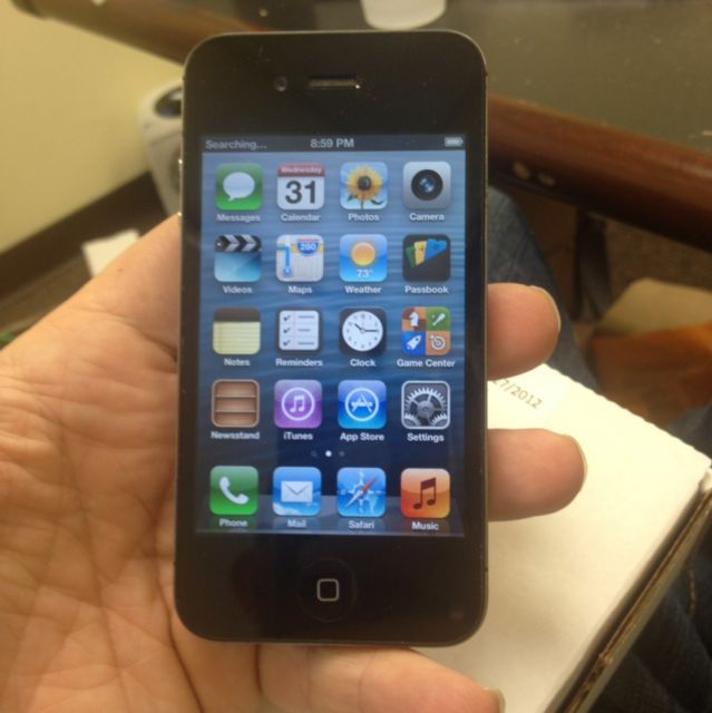 Apple iPhone 4S - 16GB - Black Factory Unlocked Used | ClickBD large ...
