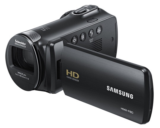 Samsung HMX-F80 Flash Memory HD Digital Video Camcorder  large image 0