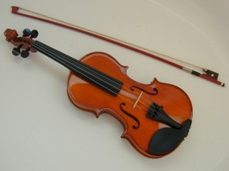 Chinese Violin and Musical Stand