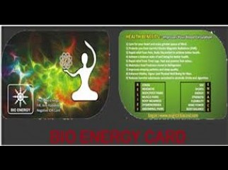 Bio-energy card