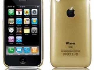 Gold Hard Back Case For Apple iPhone3G 3GS