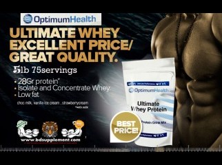 100 whey protein ultimate from optimum bdsupplement.com