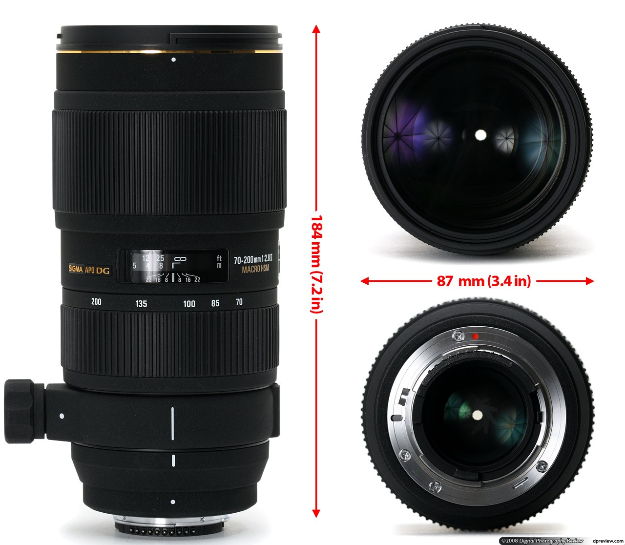 Sigma 70-200mm f 2.8 APO DG EX macro from uk canon mount  large image 0