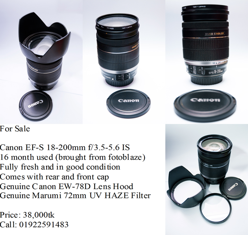 Canon EF-S 18-200mm f 3.5-5.6 IS large image 0