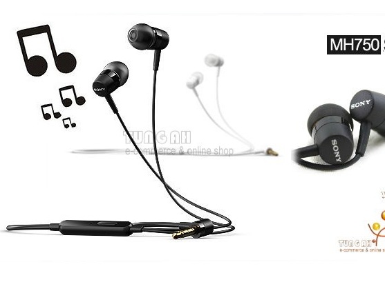 Genuine Sony Xperia MH750 Dolby HD Bass Earphone large image 0