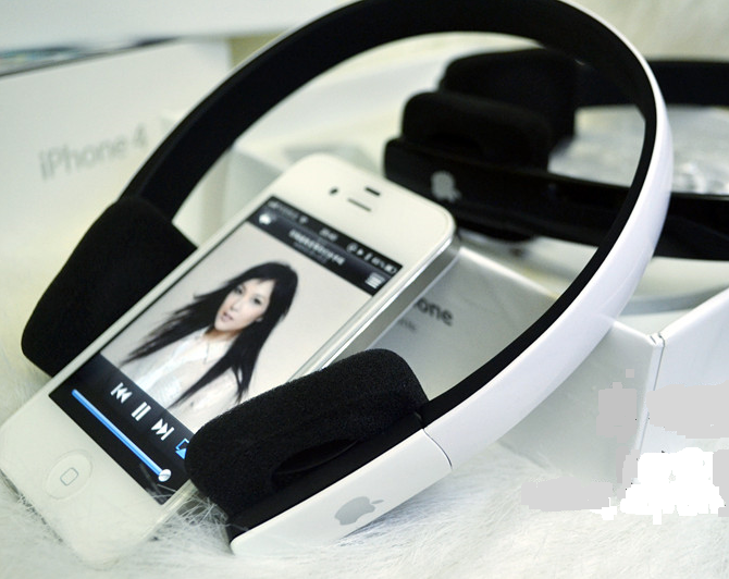 Orginal Apple Bluetooth Headset DS610 White  large image 0