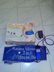 sauna belt 2 in 1 massage with vibrator