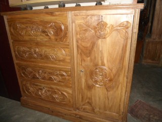 Wooden made wardrobe