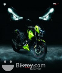 TVS APACHE RTR-RD GREEN DOUBLE DISK 2013