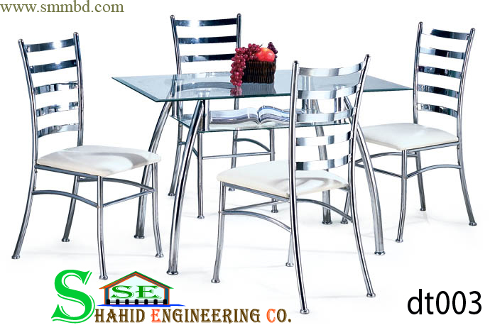 Steel Dining Table large image 0