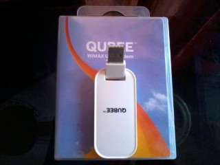 like new qubee postpaid modem only 2month used