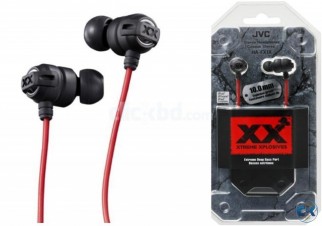 JVC HA- FX1X in-ear headphones.