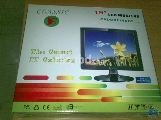 Classic Brand 15 Brand New LCD Monitor with 1 Year Warranty large image 0