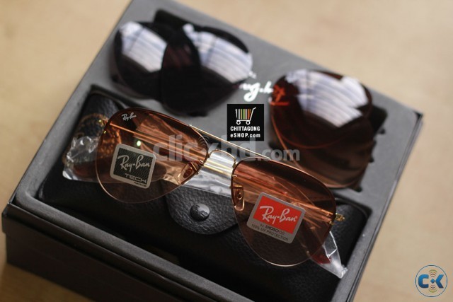 NEW RAY-BAN Aviator Flip Out large image 0