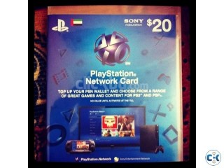 PlayStation Network Card USD 20