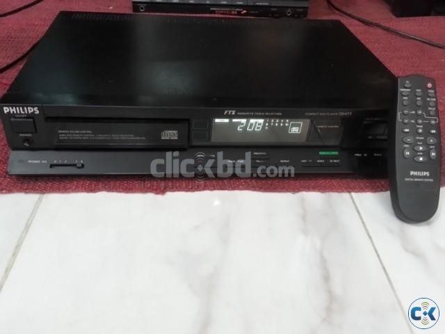 PHILIPS HIGH END STERIO CD PLAYER WITH REMOTE . large image 0