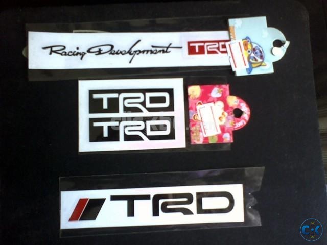 TRD Racing Development Stickers large image 0