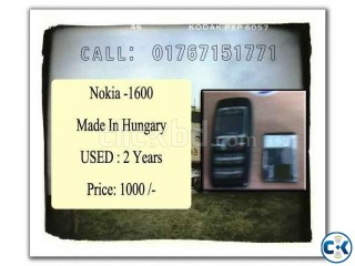 Nokia 1600 Urgent Sell at Lowest Price
