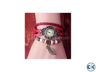 Women s Bracelet Tree leaf Decoration Quartz Wrist Watch